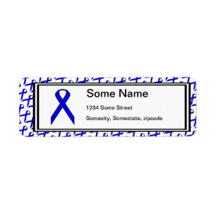 Blue Standard Ribbon van Kenneth Yoncich Etiket