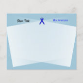 Blue Standard Ribbon van Kenneth Yoncich Flyer (Achterkant)