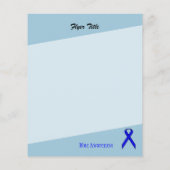 Blue Standard Ribbon van Kenneth Yoncich Flyer (Achterkant)