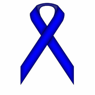 Blue Standard Ribbon van Kenneth Yoncich Fotobeeldje Sleutelhanger
