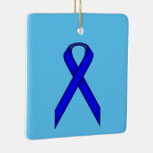 Blue Standard Ribbon van Kenneth Yoncich Keramisch Ornament (Rechts)