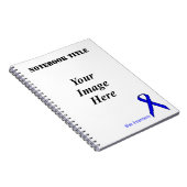 Blue Standard Ribbon van Kenneth Yoncich Notitieboek (Rechterzijde)