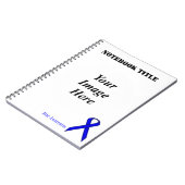 Blue Standard Ribbon van Kenneth Yoncich Notitieboek (Linkerzijde)