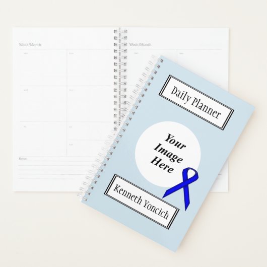Blue Standard Ribbon van Kenneth Yoncich Planner (Display)