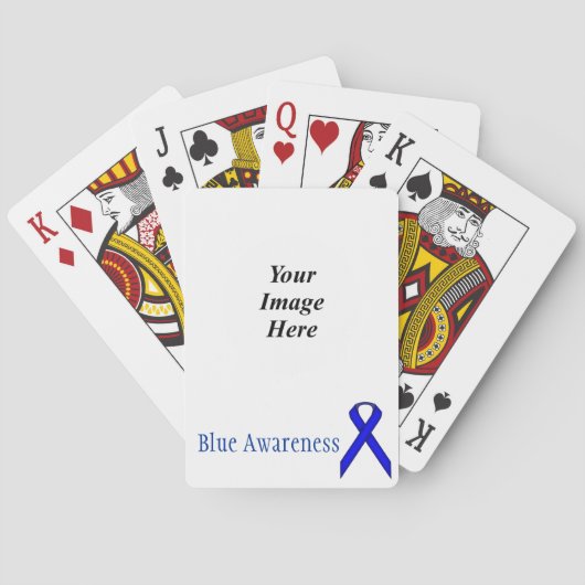 Blue Standard Ribbon van Kenneth Yoncich Pokerkaarten (Achterkant)