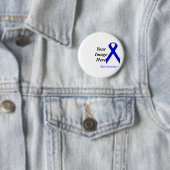 Blue Standard Ribbon van Kenneth Yoncich Ronde Button 5,7 Cm (In situ)