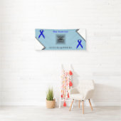 Blue Standard Ribbon van Kenneth Yoncich Spandoek (Insitu)