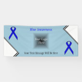 Blue Standard Ribbon van Kenneth Yoncich Spandoek (Horizontaal)