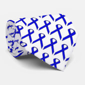 Blue Standard Ribbon van Kenneth Yoncich Stropdas (Opgerold)