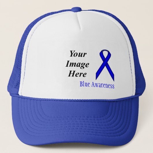 Blue Standard Ribbon van Kenneth Yoncich Trucker Pet (Voorkant)