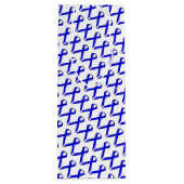 Blue Standard Ribbon van Kenneth Yoncich Wijn Cadeautas (Achterkant)