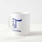 Blue Standing True Logo Mok (Voorkant links)