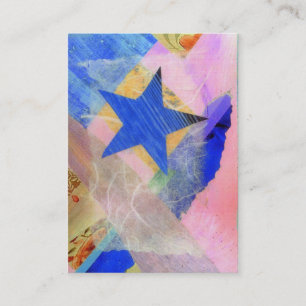 Blue Star ACEO artiest trading card Visitekaartje