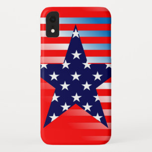 Blue Star American vlag Case-Mate iPhone Case