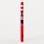 Blue Star American vlag Case-Mate iPhone Case (Achterkant/rechts)