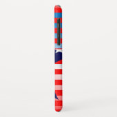 Blue Star American vlag Case-Mate iPhone Case (Achterkant/links)