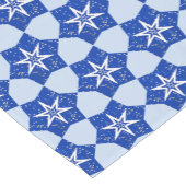 Blue Star Art Holiday Cloth Tafelloper (Hoek)