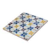  Blue Star Azulejo Portugees Tegeltje (Zijkant)