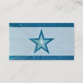 Blue Star bleek visitekaartje sjabloon