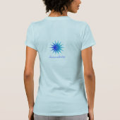 Blue Star Burst Jersey Short Sleeve T-Shirt (Achterkant)