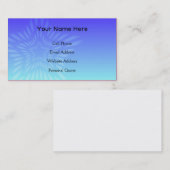 Blue Star Business Card-template Visitekaartje (Voorkant / Achterkant)