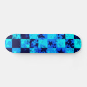 Blue Star Checker Skateboard (Horizontaal)