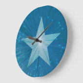Blue Star clock round Grote Klok (Hoek)