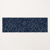 Blue Star Constellations Yoga Mat (Achterkant (horizontaal))