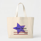Blue Star Custom Team Champion Canvas tas (Voorkant)