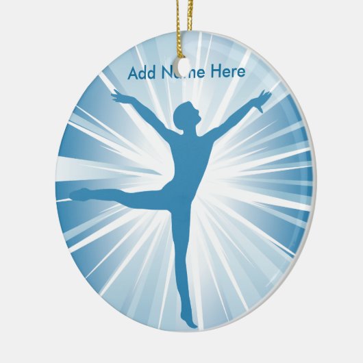 Blue Star Dancer  Name Ornament (Links)