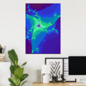 Blue Star Dancer Poster (Thuiskantoor)