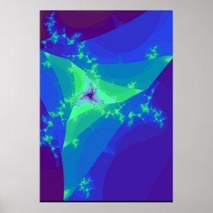 Blue Star Dancer Poster