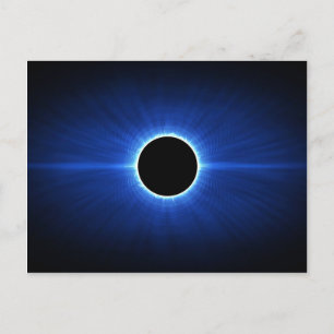 Blue Star Eclipse Briefkaart