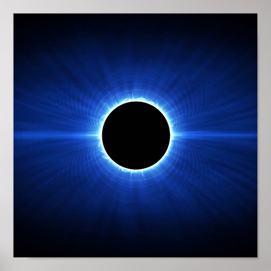Blue Star Eclipse Poster (Voorkant)
