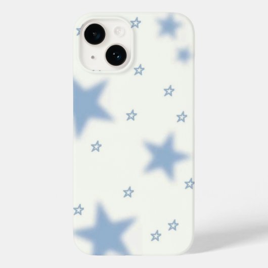 Blue Star esthetische telefoonhoes - Minimale stij Case-Mate iPhone Case (Achterkant)