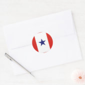 Blue Star Flag Sticker (Envelop)