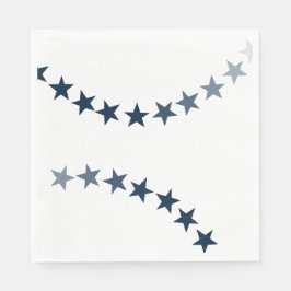 Blue Star Fourth of Juli Paper Napkins Servet