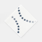 Blue Star Fourth of Juli Paper Napkins Servet (Hoek)