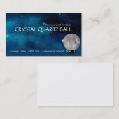 Blue Star Galaxy Reiki Healing Crystal Visitekaartje (Voorkant / Achterkant)