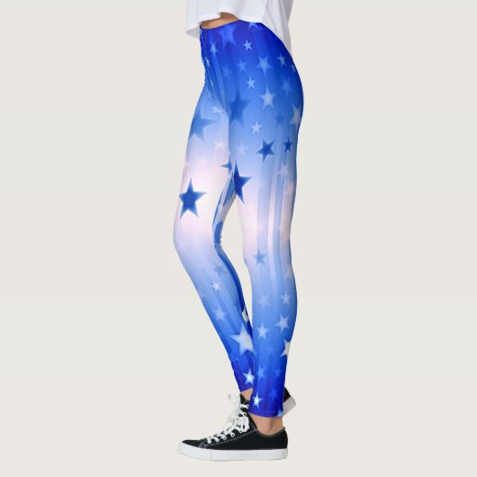 Blue star Independence Day Leggings (Links)