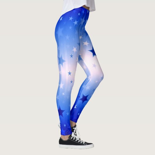 Blue star Independence Day Leggings (Rechts)