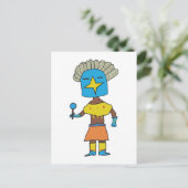 Blue Star Kachina Briefkaart (Staand voorkant)