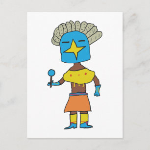 Blue Star Kachina Briefkaart