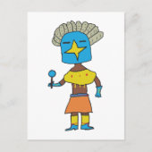 Blue Star Kachina Briefkaart (Voorkant)