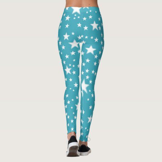 Blue Star-Leggings Leggings (Achterkant)