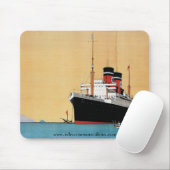 Blue Star Line Mousepad Muismat (Met muis)