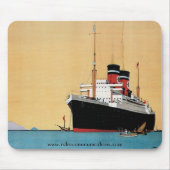 Blue Star Line Mousepad Muismat (Voorkant)