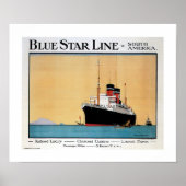 Blue Star Line Poster (Voorkant)