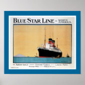 Blue Star Line Poster (Voorkant)
