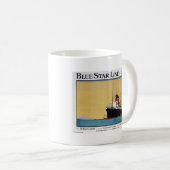 Blue Star Line Zuid-Amerika Koffiemok (Voorkant rechts)